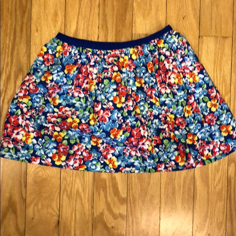 Ralph Lauren big girls pull on floral skirt size 7